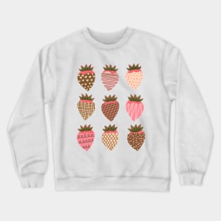 Chocolate Covered Strawberries Crewneck Sweatshirt